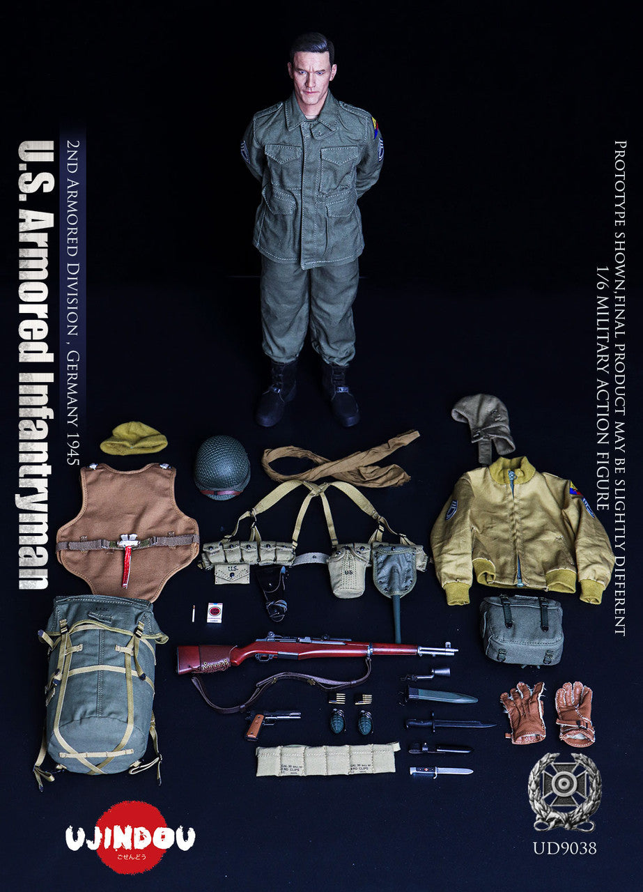 Pedido Figura WWII U.S. Armored Infantryman marca Ujindou UD9038 escala 1/6