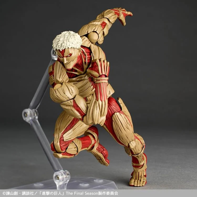 Preventa Figura Armored Titan (Reiner Braun) - Attack on Titan / Shingeki no Kyojin - Amazing Yamaguchi Revoltech marca Kaiyodo NR069 (17 cm)