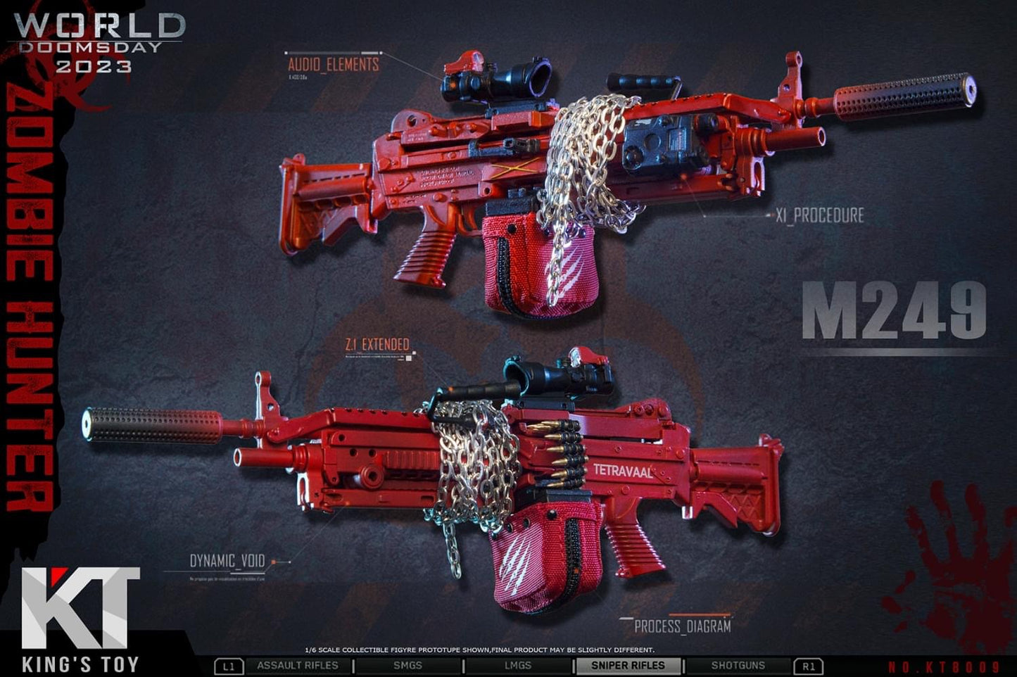 Pedido Figura Apocalypse - Zombie Hunter marca King's Toy KT8009 escala 1/6
