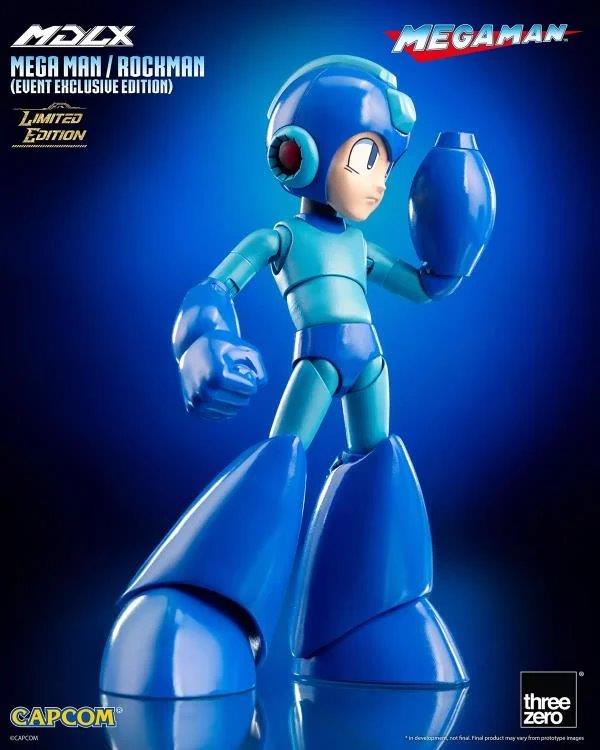 Pedido Figura MDLX Mega Man / Rockman (Event Exclusive version) (Edición Limitada) marca Threezero 3Z0572 escala pequeña 1/12