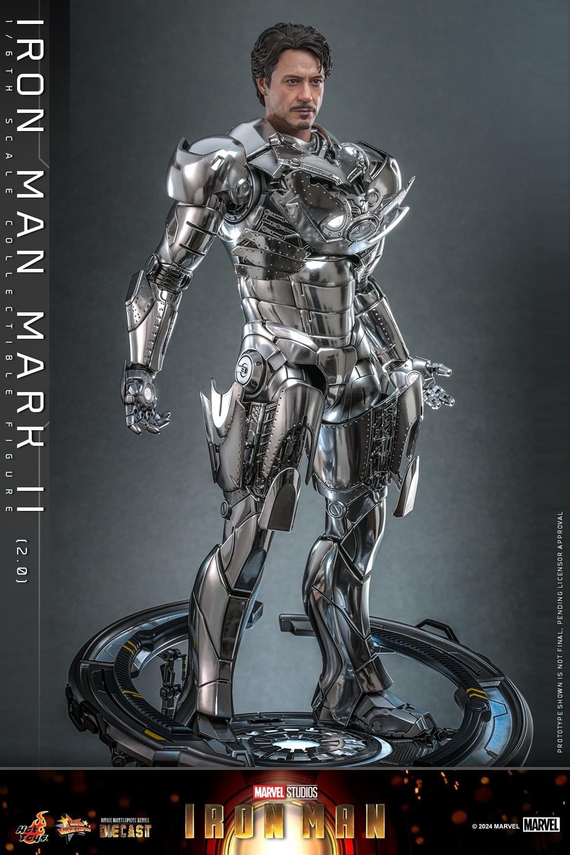 Preventa Figura Hot Toys Iron Man Mark II (2.0) marca Hot Toys MMS733 D59 escala 1/6