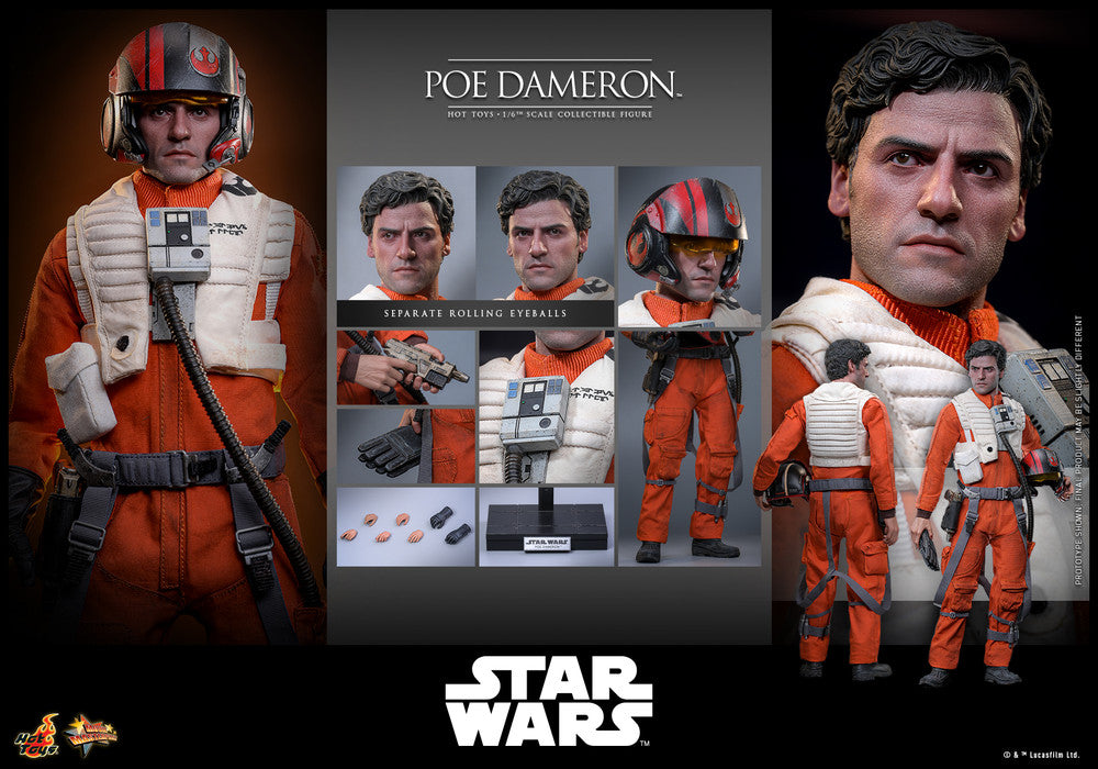 Preventa Figura Poe Dameron - Star Wars: The Force Awakens marca Hot Toys MMS806 escala 1/6