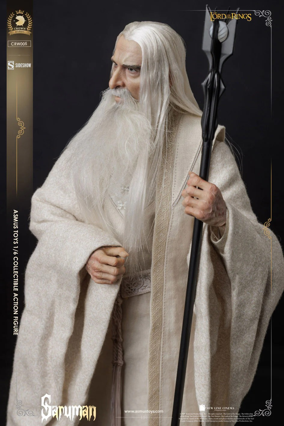 Preventa Figura Saruman - The Lord of the Rings Trilogy - Crown Series marca Asmus Toys CRW005 escala 1/6