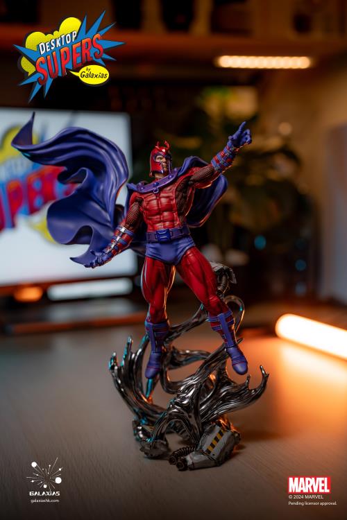 Pedido Estatua Magneto - Marvel Desktop Super marca Galaxias escala de arte 1/8