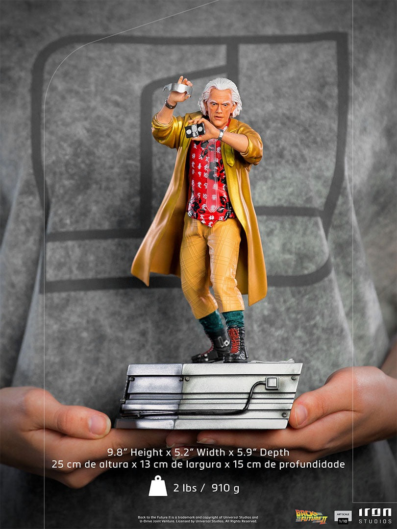 Pedido Estatua Doc Brown - Back to the Future Part II - Limited Edition marca Iron Studios escala de arte 1/10