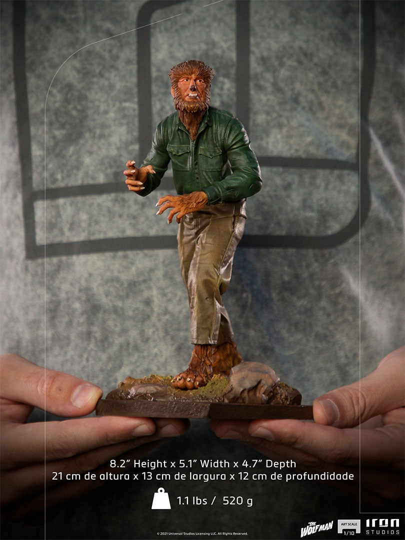 Pedido Estatua The Wolf Man DELUXE - Universal Monsters - marca Iron Studios escala de arte 1/10