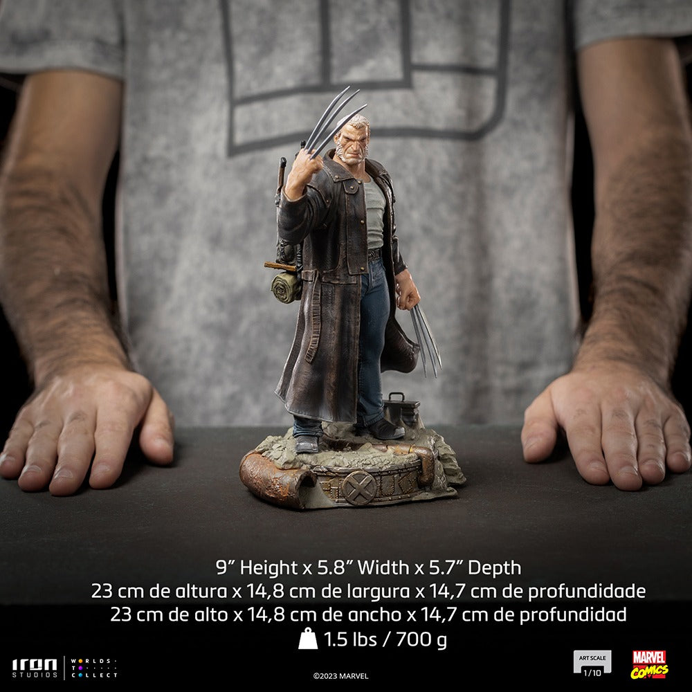 Pedido Estatua Old Man Logan - Marvel Comics - Wolverine 50th Anniversary - Limited Edition marca Iron Studios escala de arte 1/10