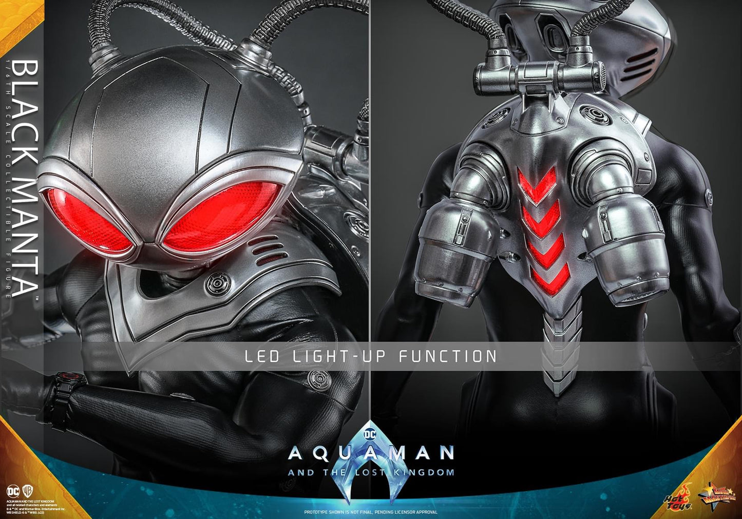 Pedido Figura BLACK MANTA - Aquaman 2 marca Hot Toys MMS739 escala 1/6