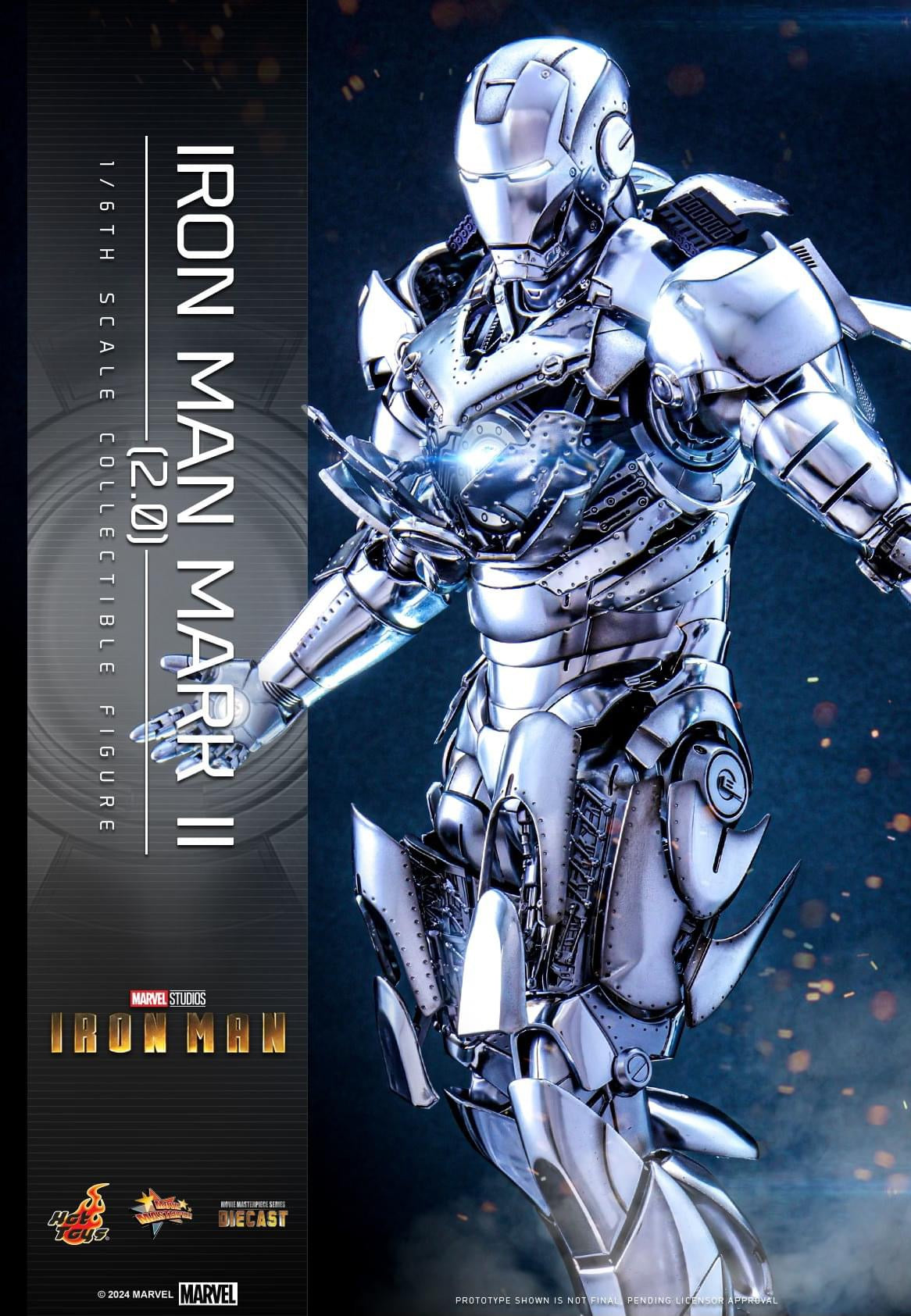 Preventa Figura Hot Toys Iron Man Mark II (2.0) marca Hot Toys MMS733 D59 escala 1/6