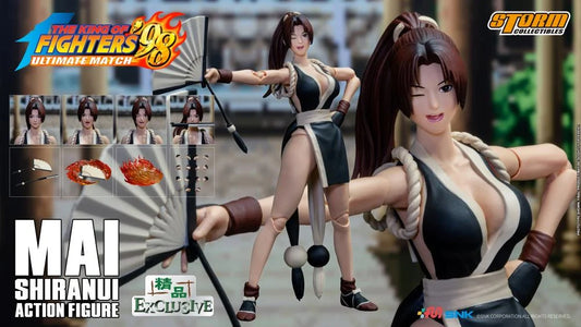 Pedido Figura Mai Shiranui (Black color exclusive) - SNK The King of Fighters '98 Ultimate Match marca Storm Collectibles escala pequeña 1/12
