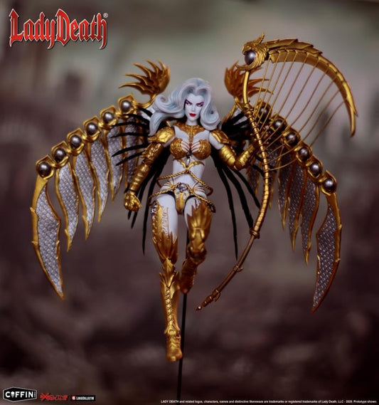 Preventa Figura Lady Death (Gold version) marca Executive Replicas escala pequeña 1/12