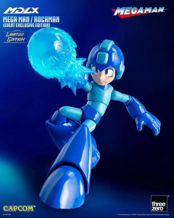 Pedido Figura MDLX Mega Man / Rockman (Event Exclusive version) (Edición Limitada) marca Threezero 3Z0572 escala pequeña 1/12