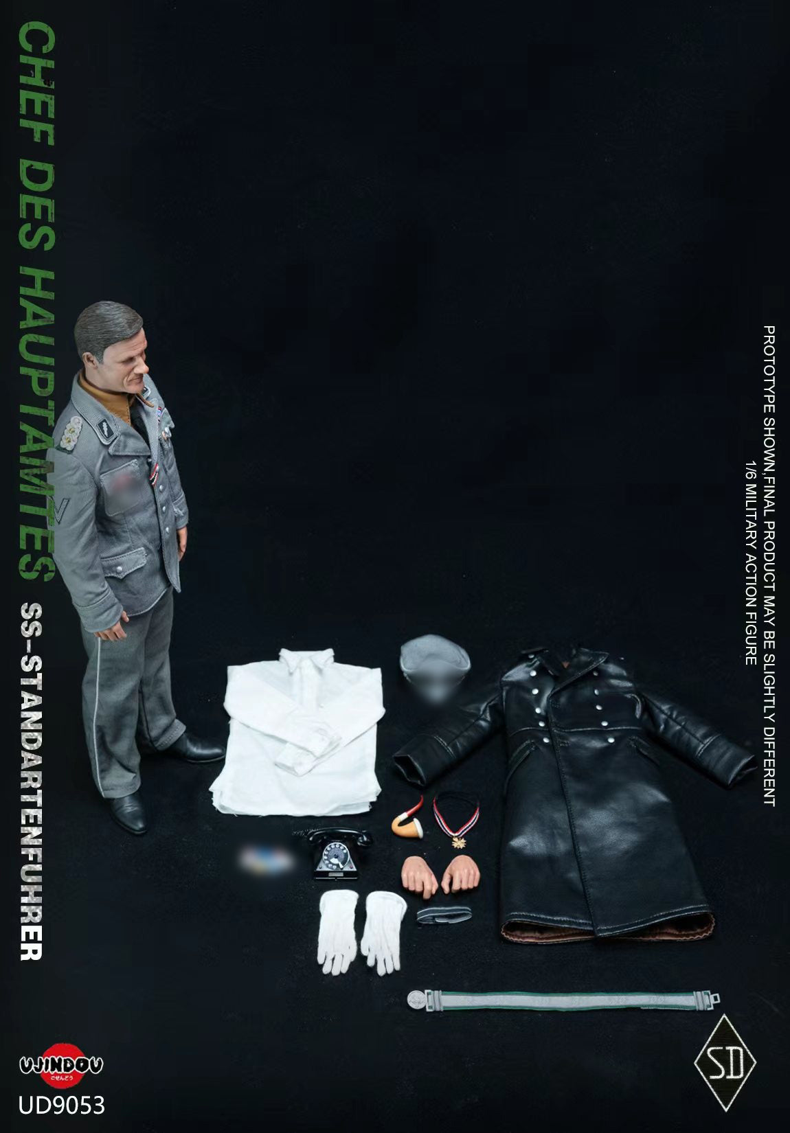 Preventa Figura Chef Des Hauptamtes - SS-Standartenfuhrer (Hans Landa, Inglourious Basterds) marca Ujindou UD9053 escala 1/6
