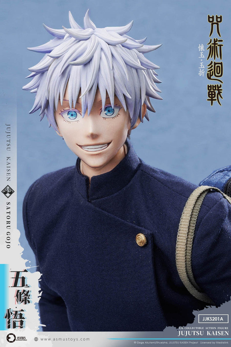 Preventa Figura SATORU GOJO - Jujutsu Kaisen marca Asmus Toys JJKS201A escala 1/6
