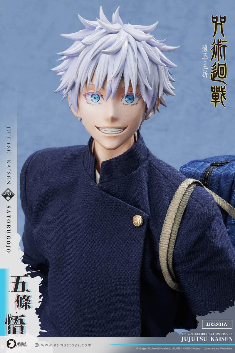 Preventa Figura SATORU GOJO - Jujutsu Kaisen marca Asmus Toys JJKS201A escala 1/6
