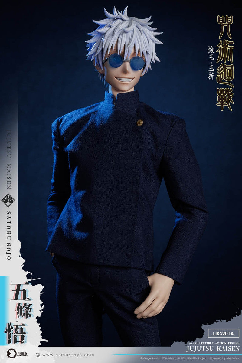 Preventa Figura SATORU GOJO - Jujutsu Kaisen marca Asmus Toys JJKS201A escala 1/6