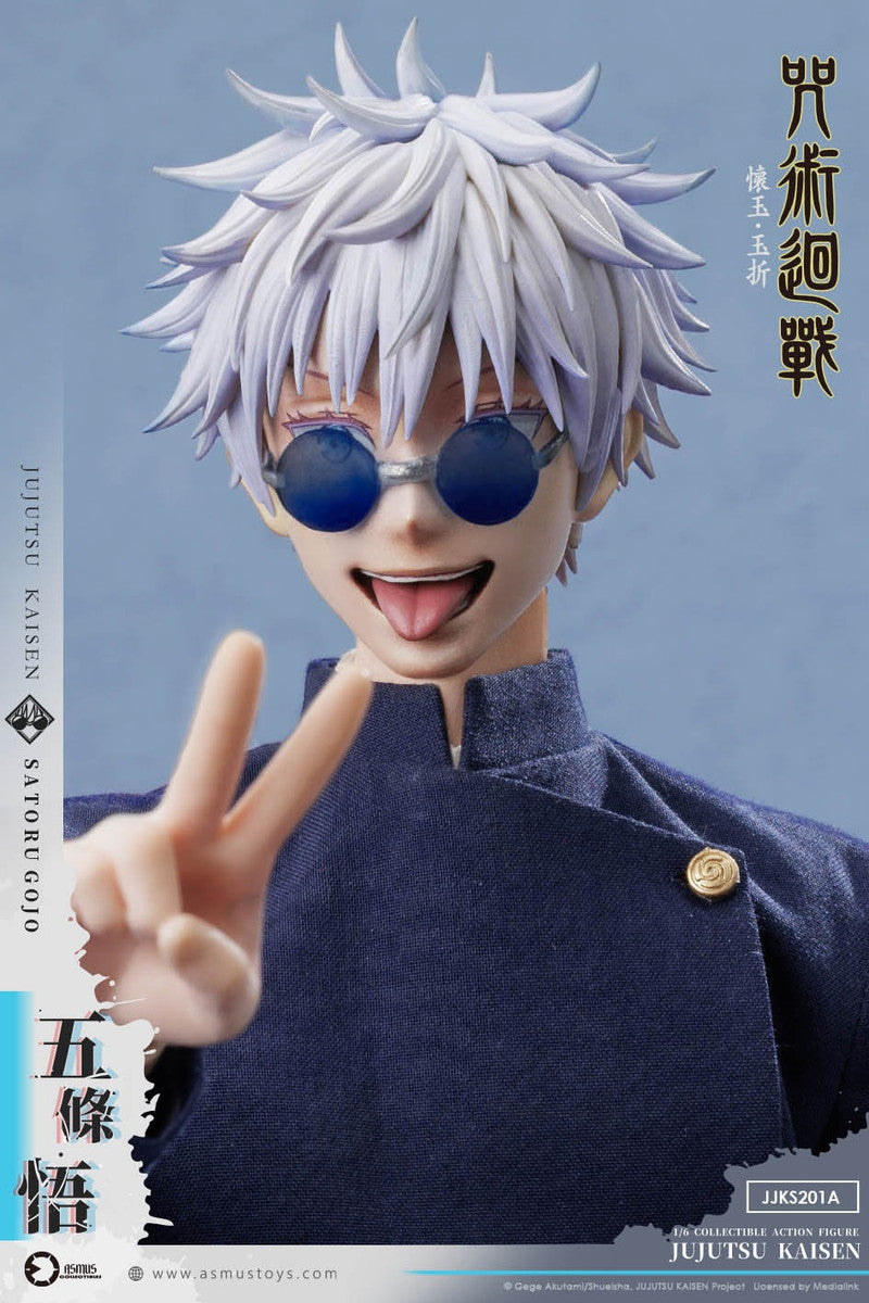 Preventa Figura SATORU GOJO - Jujutsu Kaisen marca Asmus Toys JJKS201A escala 1/6