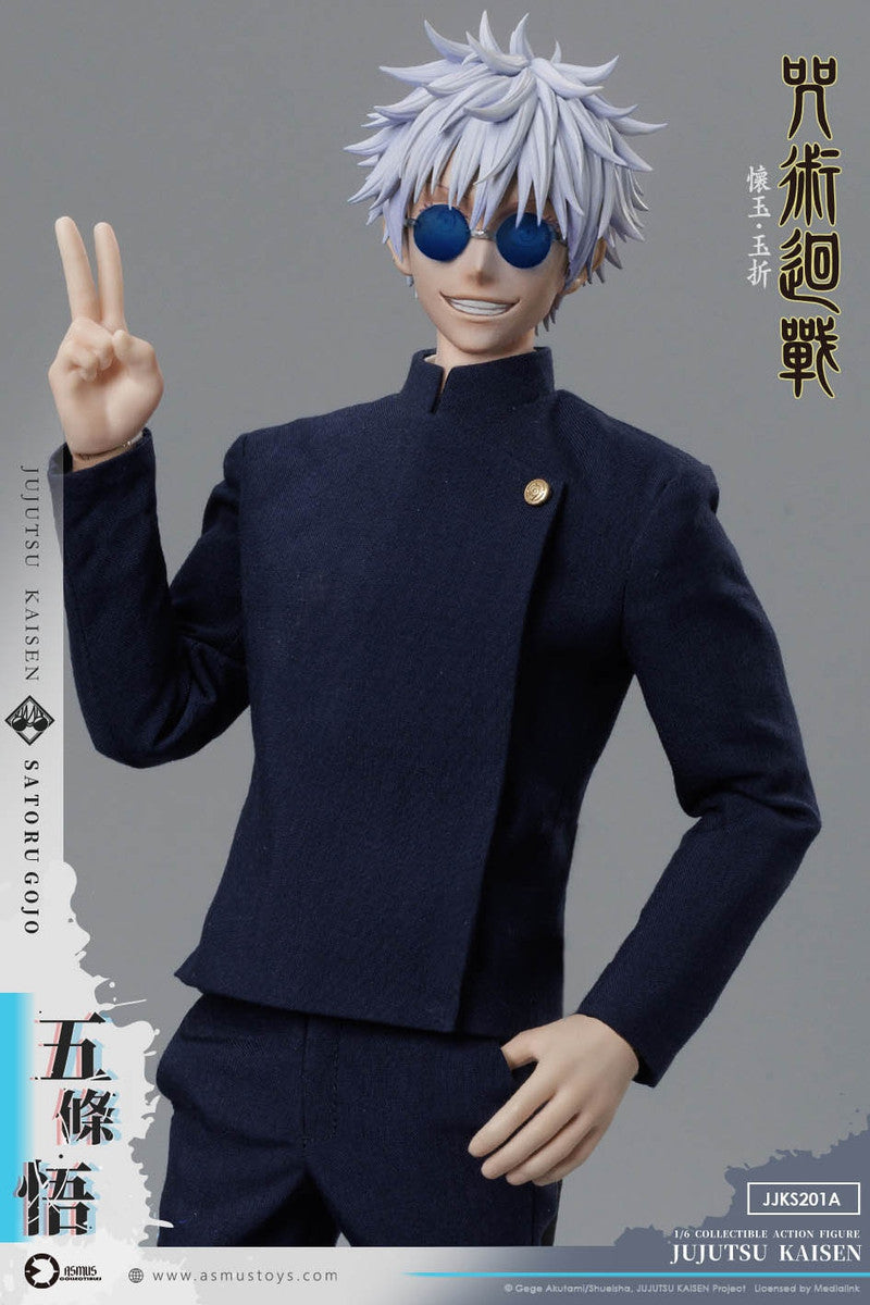 Preventa Figura SATORU GOJO - Jujutsu Kaisen marca Asmus Toys JJKS201A escala 1/6