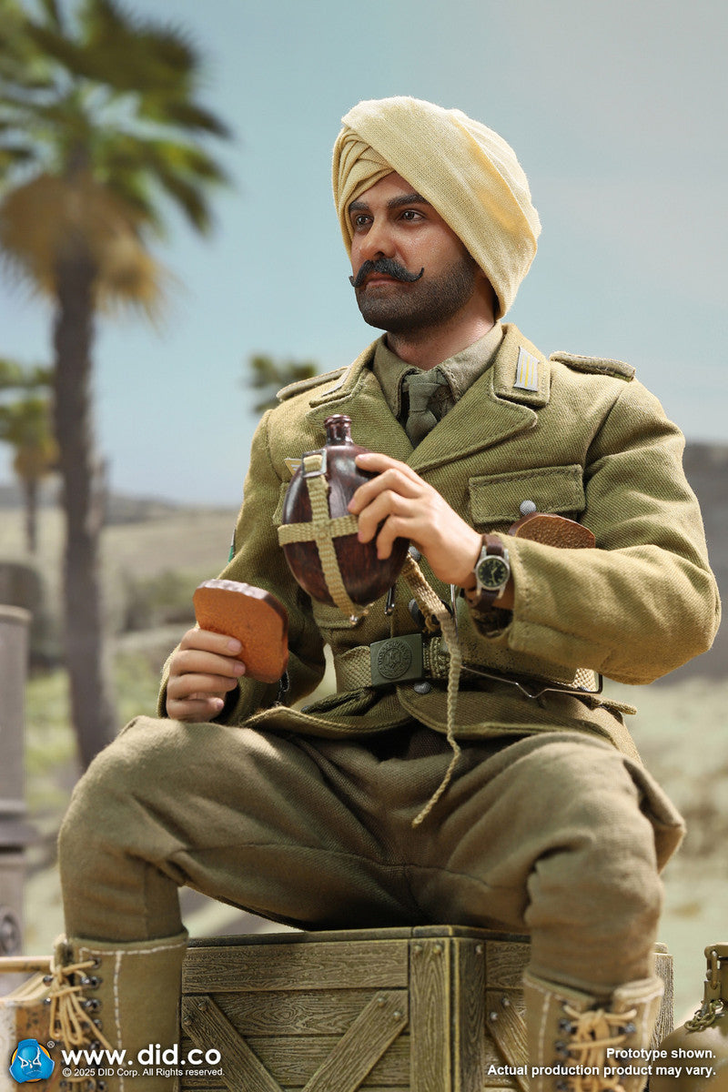 Preventa Figura Ishaan & Panzer Commander (2 cabezas 1 cuerpo) - Stauffenberg - WWII German Africa Corps Supply Duty marca DID V80185 escala 1/6