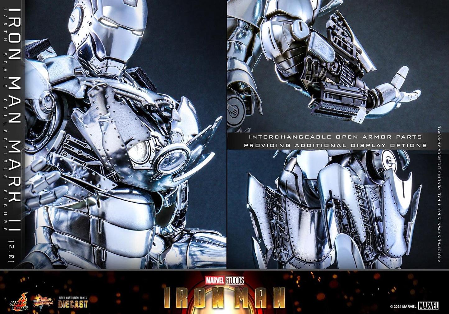 Preventa Figura Hot Toys Iron Man Mark II (2.0) marca Hot Toys MMS733 D59 escala 1/6