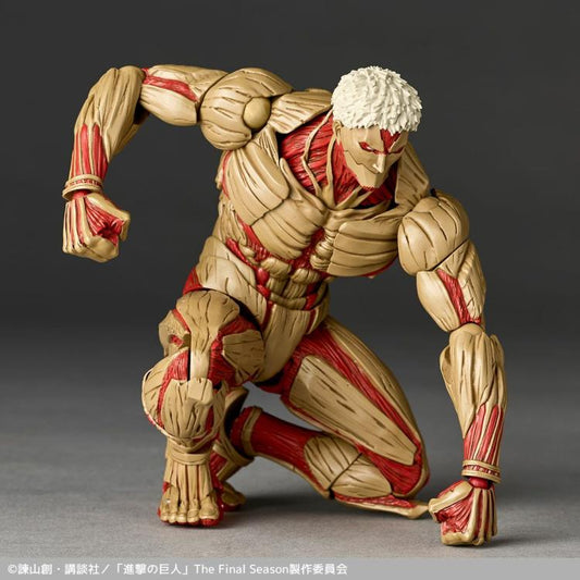 Preventa Figura Armored Titan (Reiner Braun) - Attack on Titan / Shingeki no Kyojin - Amazing Yamaguchi Revoltech marca Kaiyodo NR069 (17 cm)