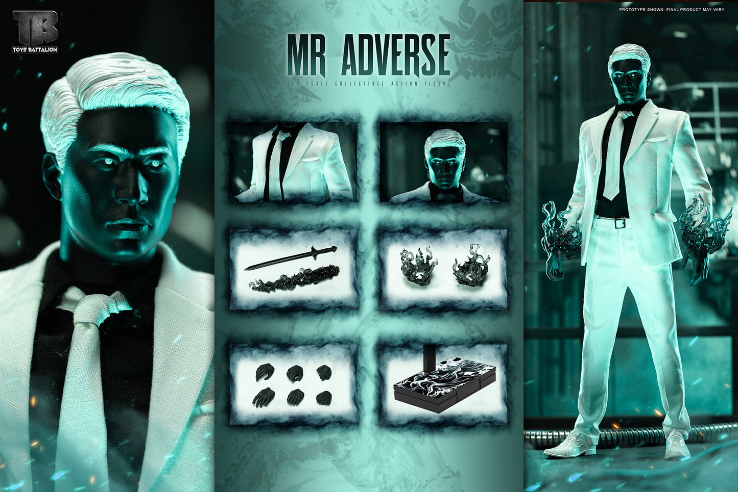 Preventa Figura Mr Adverse marca Toys Battalion TB022 escala 1/6