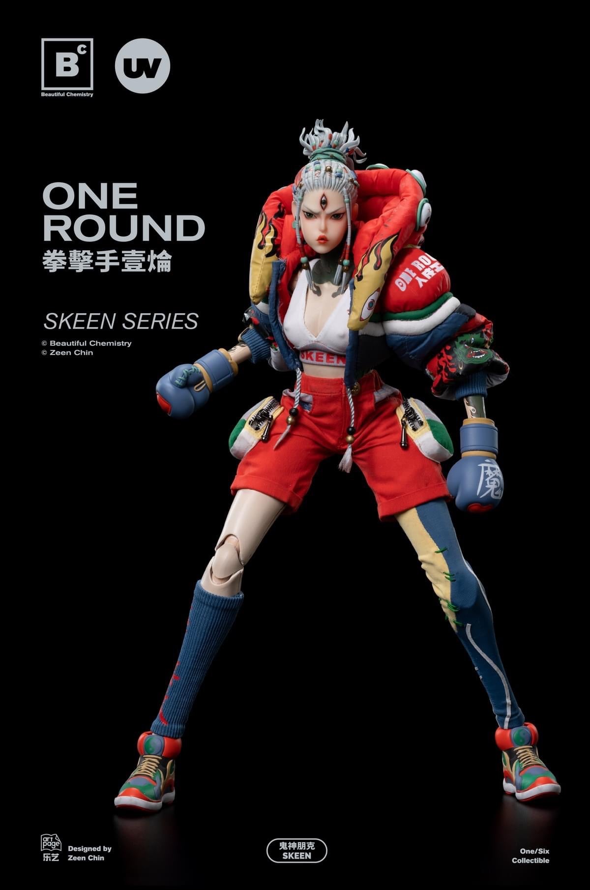 Preventa Figura One Round - Skeen Series marca Beautiful Chemistry UV202405 escala 1/6 (ART TOY)