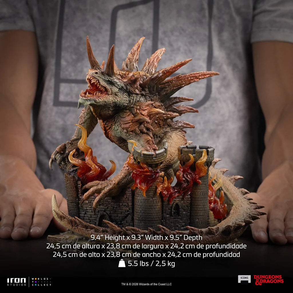 Preventa Estatua Tarrasque - ICONS - Dungeons & Dragons marca Iron Studios escala de arte 1/10