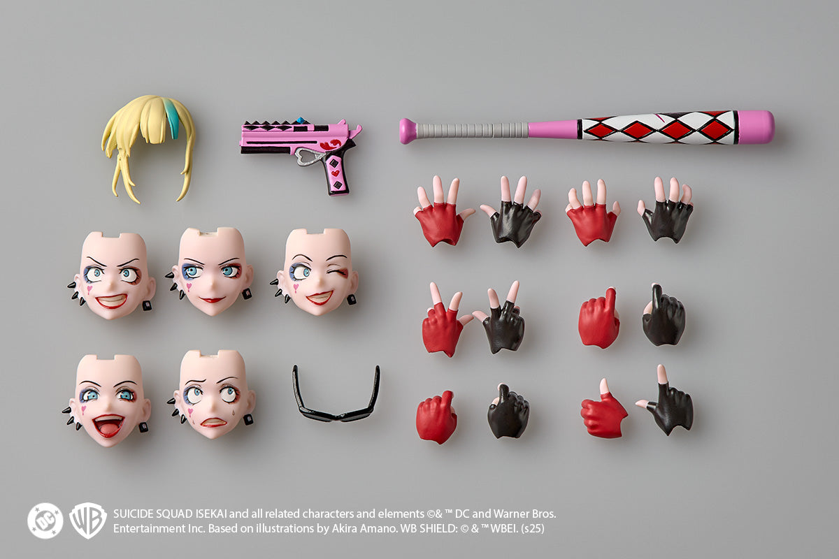 Pedido Figura Harley Quinn - Suicide Squad Isekai - Amazing Yamaguchi Revoltech marca Kaiyodo NR082 escala 1/12
