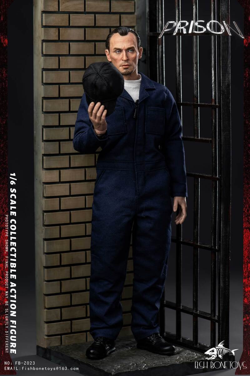 Preventa Diorama Celda de Prisión marca Fish Bone Toys FB-Z025 escala 1/6