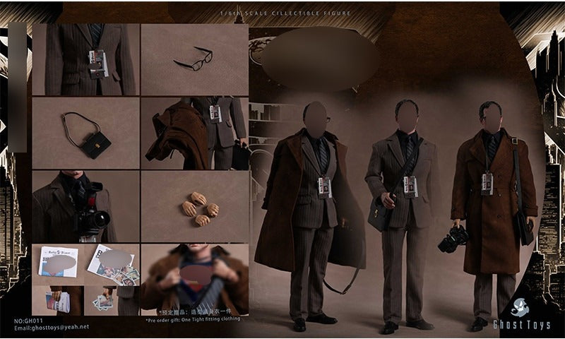 Pedido Figura Reporter marca Ghost Toys GH-011 escala 1/6