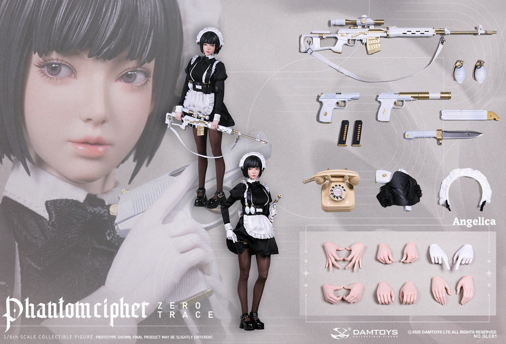 Preventa Figura ANGELICA - Phantom Cipher: Zero Trace marca Damtoys GLC01 escala 1/6