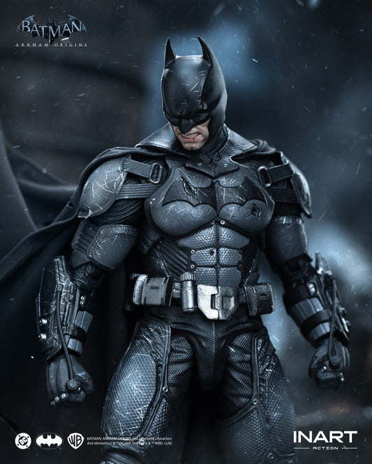 Preventa Figura BATMAN (Battle Damaged version) - Batman Arkham Origins marca INART G0007 escala 1/12
