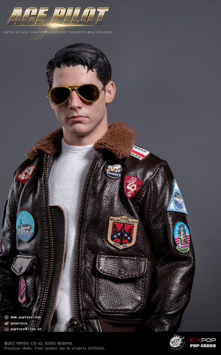 Preventa Figura Ace Pilot (Jacket Edition) marca Poptoys EX059 escala 1/6