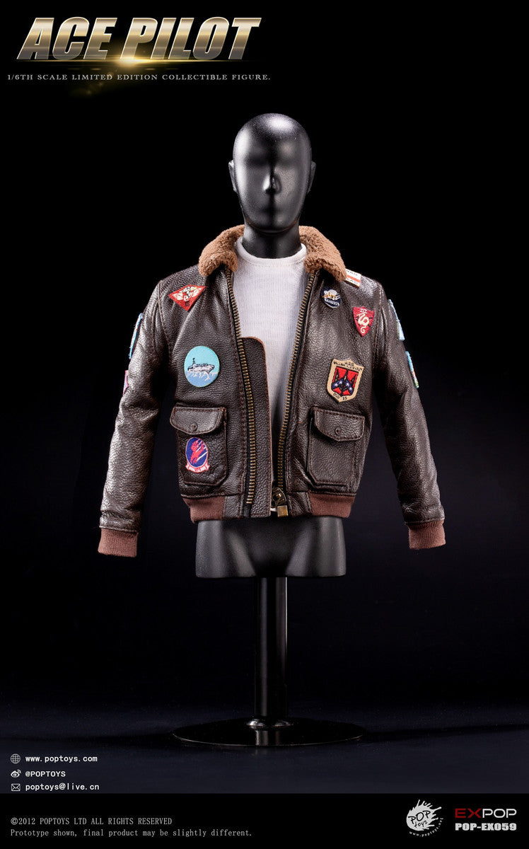 Preventa Figura Ace Pilot (Jacket Edition) marca Poptoys EX059 escala 1/6