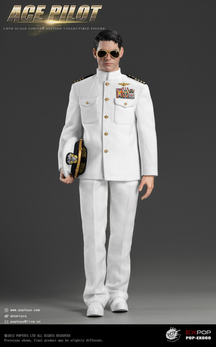 Preventa Figura Ace Pilot (Uniform Edition) marca Poptoys EX060 escala 1/6