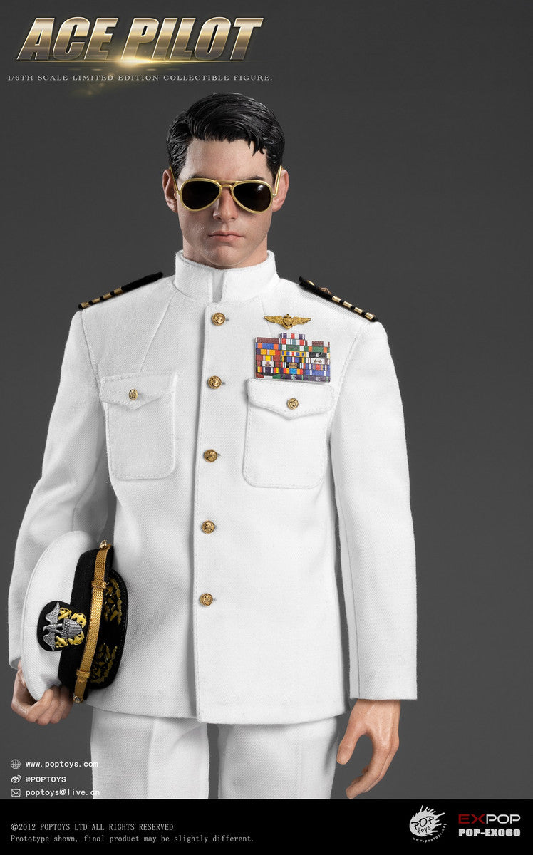 Preventa Figura Ace Pilot (Uniform Edition) marca Poptoys EX060 escala 1/6