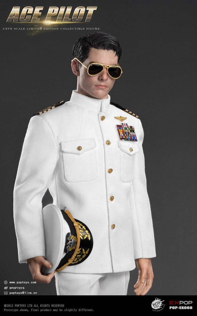 Preventa Figura Ace Pilot (Uniform Edition) marca Poptoys EX060 escala 1/6
