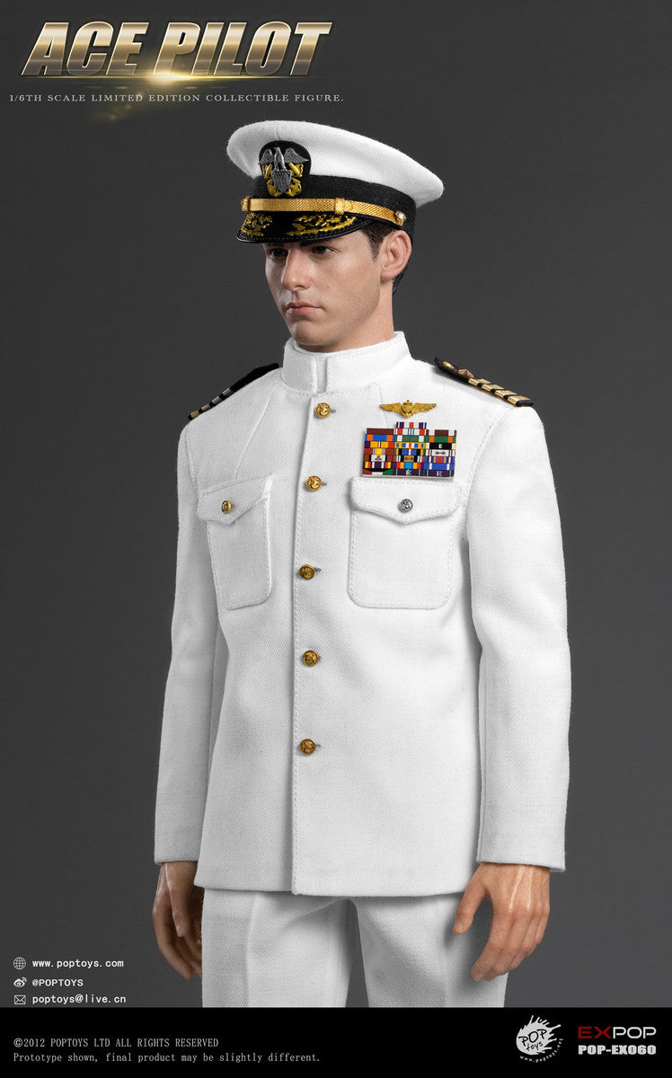 Preventa Figura Ace Pilot (Uniform Edition) marca Poptoys EX060 escala 1/6
