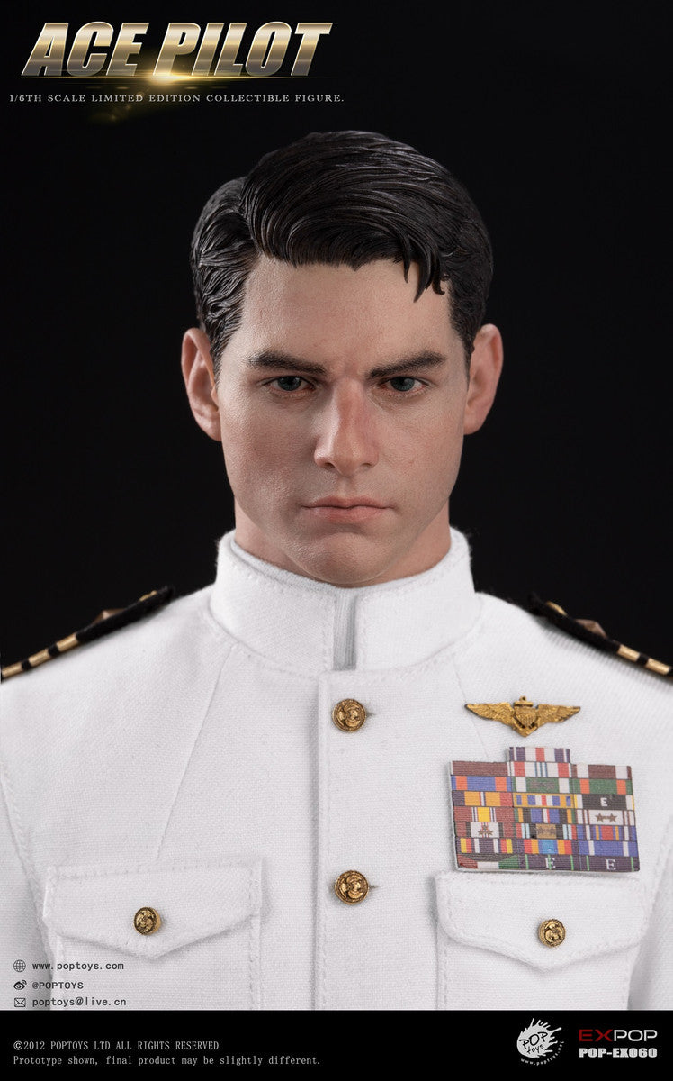 Preventa Figura Ace Pilot (Uniform Edition) marca Poptoys EX060 escala 1/6