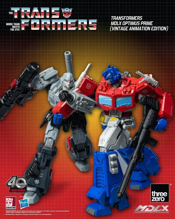 Pedido Figura MDLX Optimus Prime (Vintage Animation) Exclusive 40th Aniversary - Transformers marca Threezero 3Z0692 (17.8 cm)