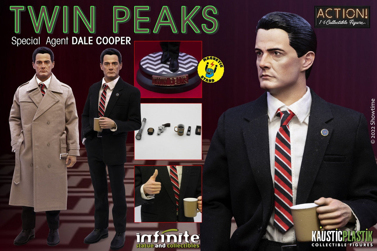 Pedido Figura Agent Cooper - Twin Peaks (normal version) marca Kaustic Plastik 87754 escala 1/6