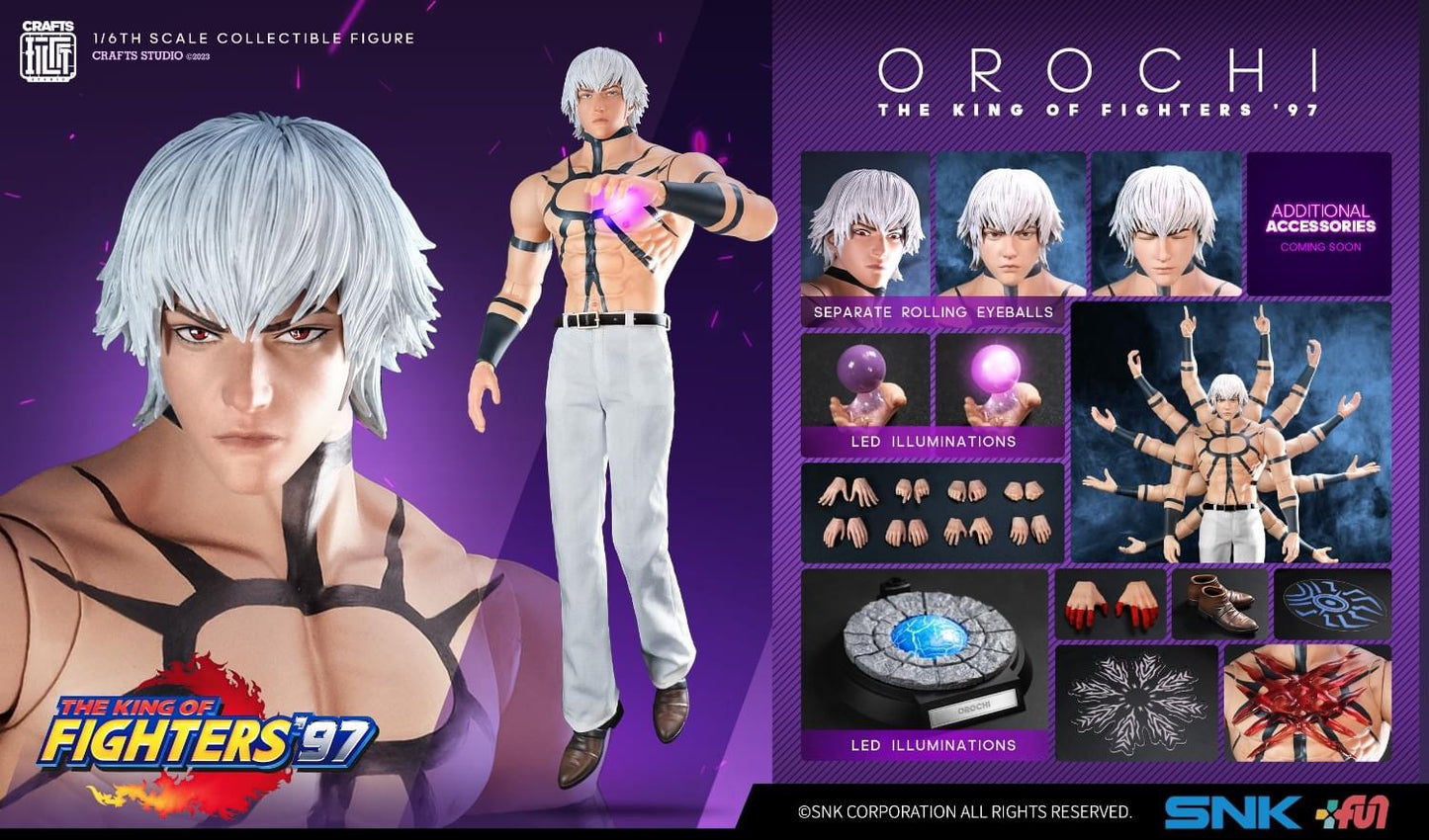 Pedido Figura OROCHI - The King of Fighters 97' marca Crafts Studio CS-021 escala 1/6