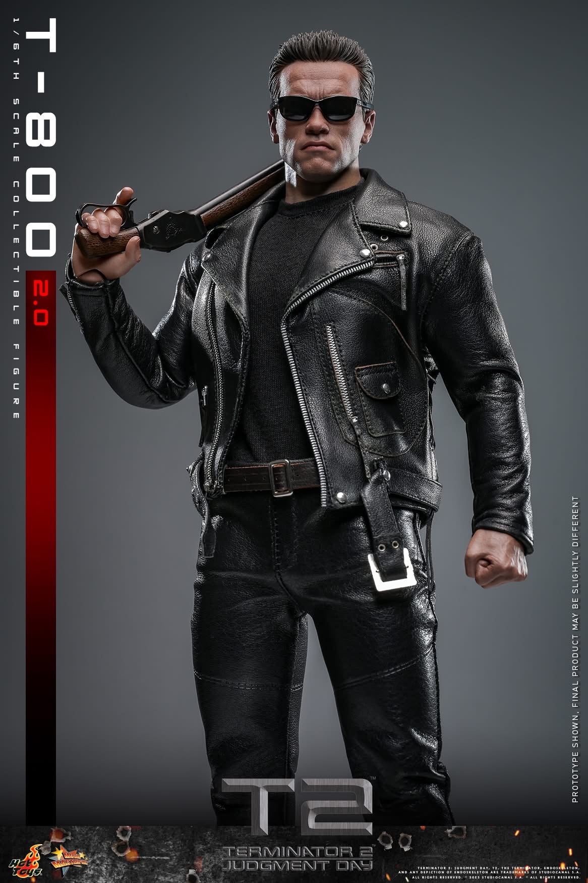 Preventa Figura T-800 (2.0) - Terminator 2: Judgment Day marca Hot Toys MMS795 escala 1/6