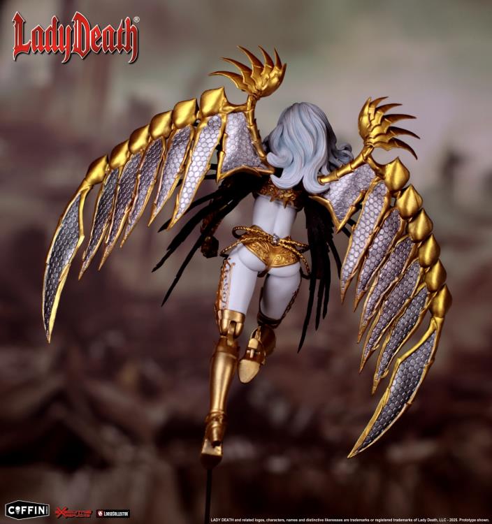 Preventa Figura Lady Death (Gold version) marca Executive Replicas escala pequeña 1/12