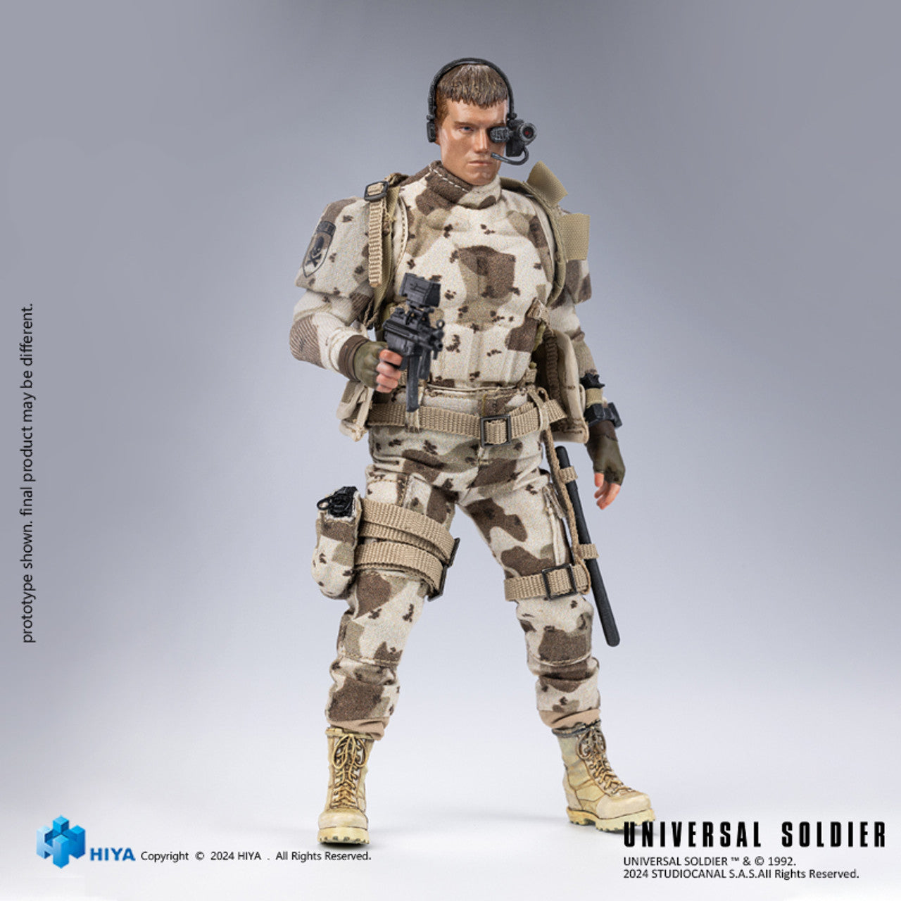 Pedido Figura Andrew Scott (PX Previews Exclusive) - Universal Soldier - Exquisite Super Series marca HIYA ESU0254 escala pequeña 1/12