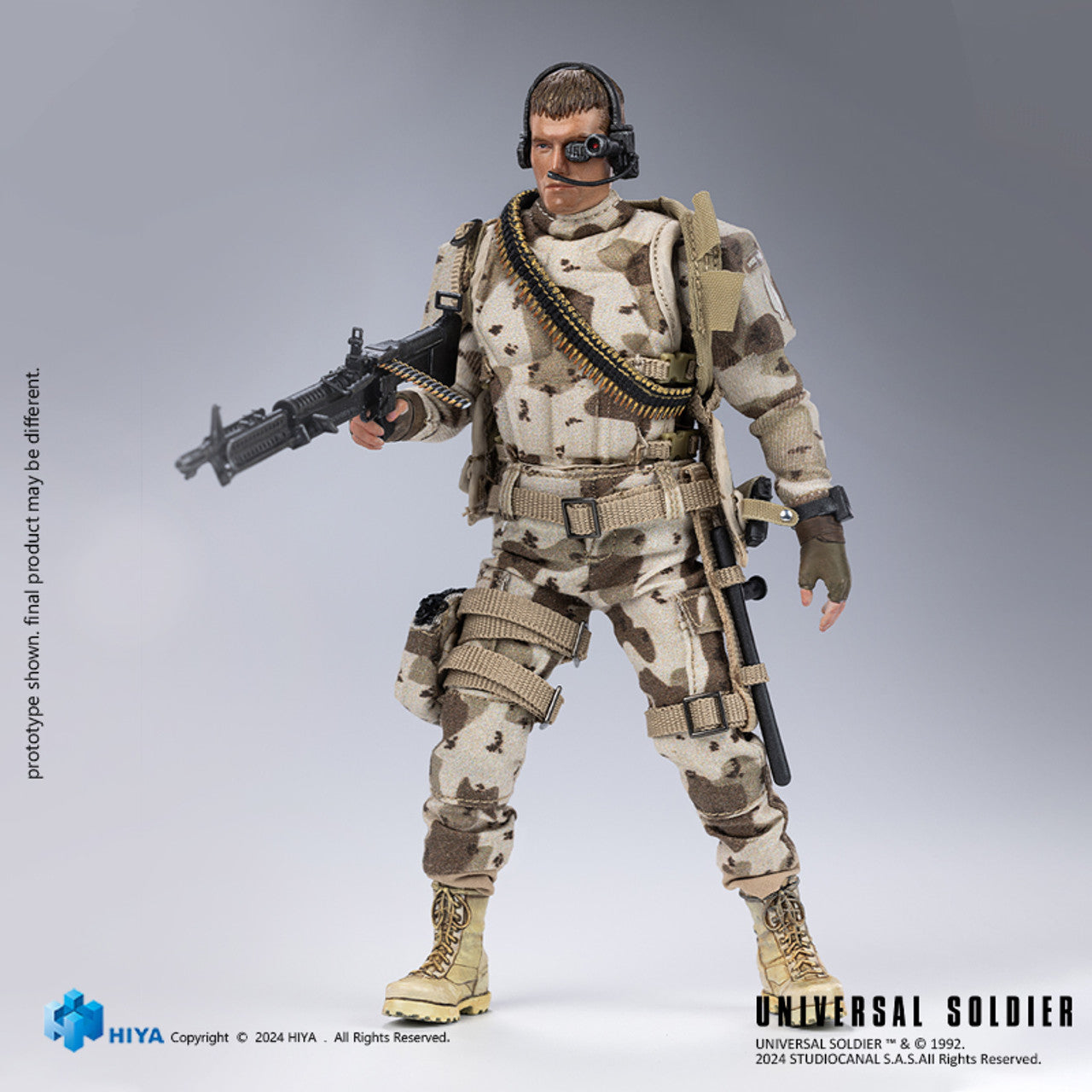 Pedido Figura Andrew Scott (PX Previews Exclusive) - Universal Soldier - Exquisite Super Series marca HIYA ESU0254 escala pequeña 1/12