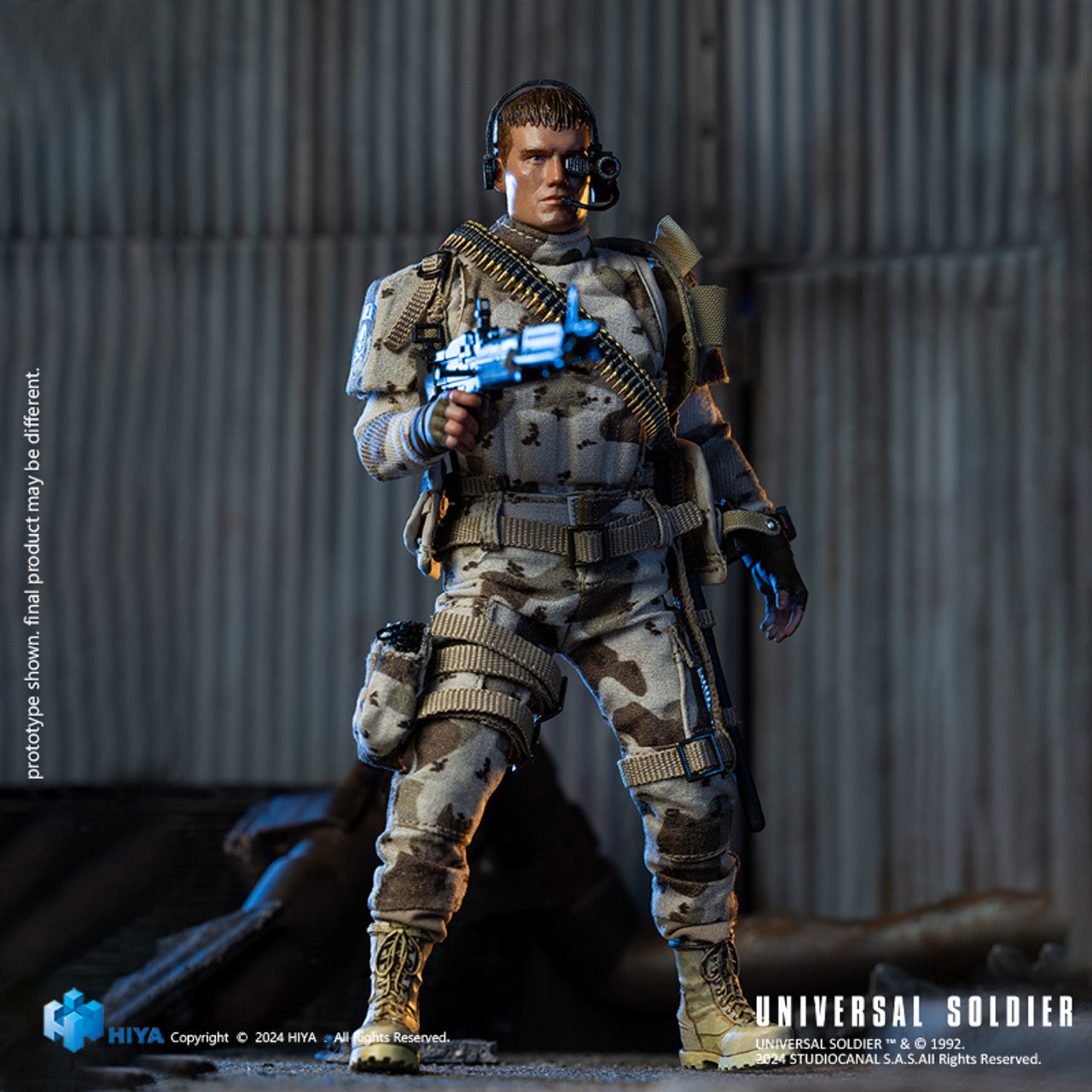 Pedido Figura Andrew Scott (PX Previews Exclusive) - Universal Soldier - Exquisite Super Series marca HIYA ESU0254 escala pequeña 1/12