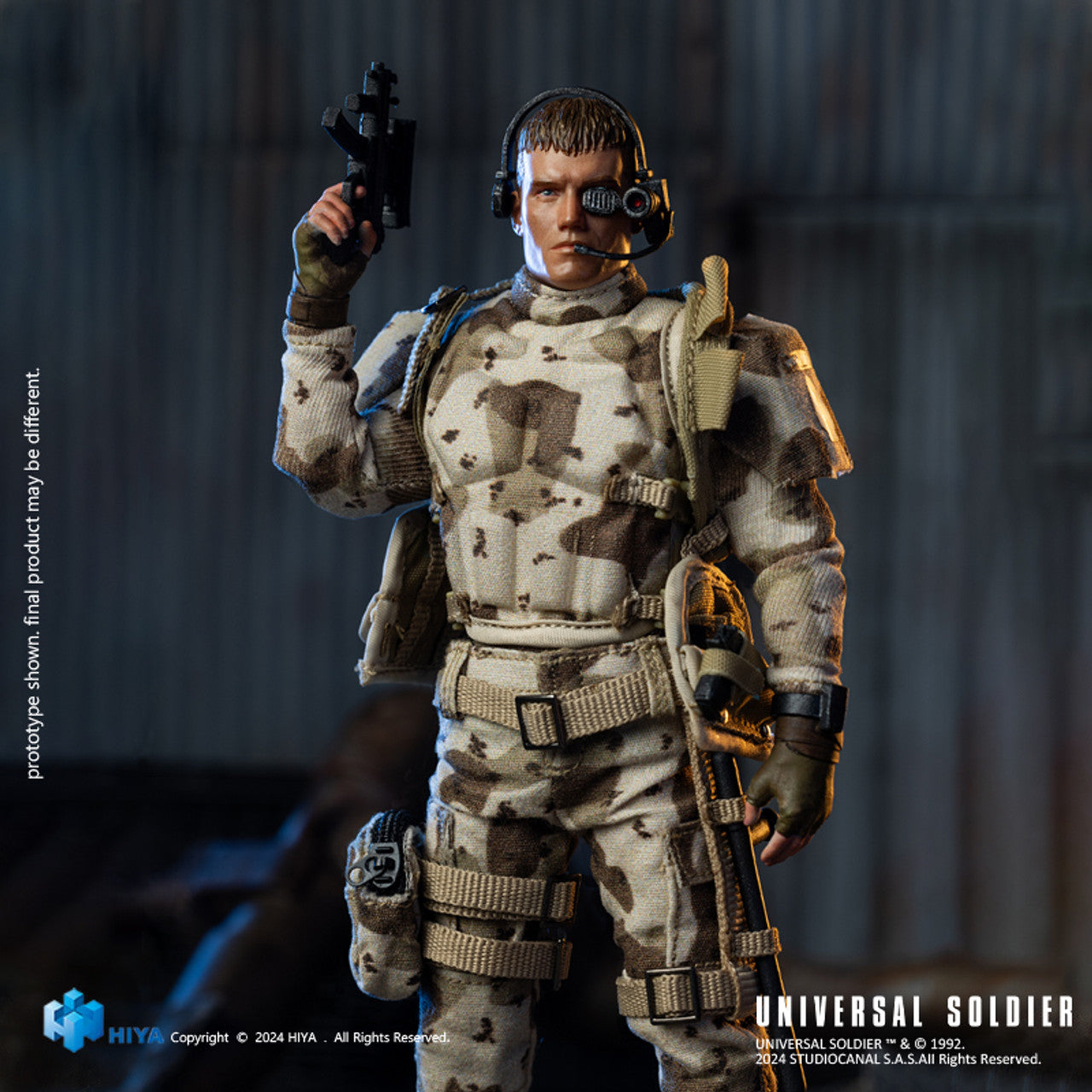 Pedido Figura Andrew Scott (PX Previews Exclusive) - Universal Soldier - Exquisite Super Series marca HIYA ESU0254 escala pequeña 1/12