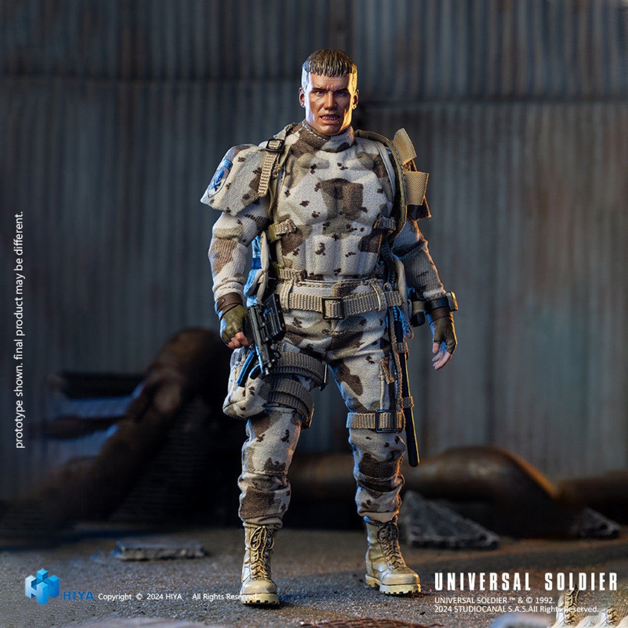 Pedido Figura Andrew Scott (PX Previews Exclusive) - Universal Soldier - Exquisite Super Series marca HIYA ESU0254 escala pequeña 1/12